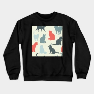 A collection of cats Crewneck Sweatshirt